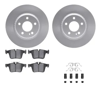 R1 Concepts WDUH1-63204 Carbon Series Brake Rotors W/ 5000 Oep Brake Pads & Hdw